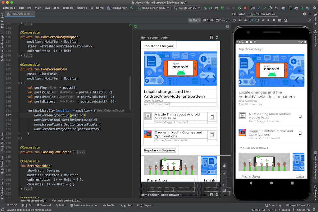 le preview in jetpack compose funzionano bene