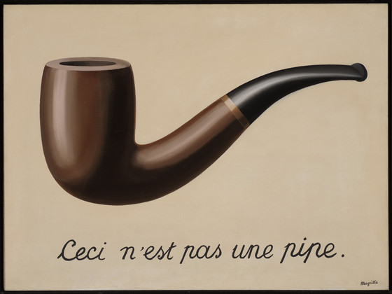 questa non è una pipa di Magritte